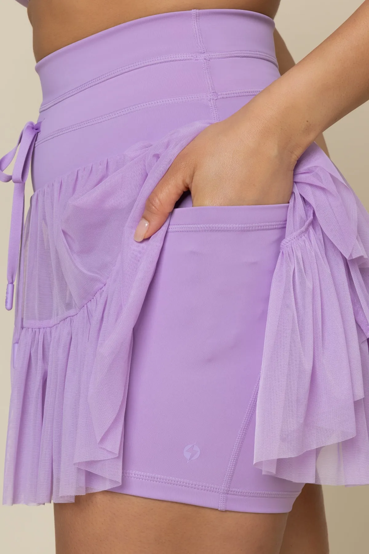 Pirouette Skort - Mystic Purple sold by POPFLEX product image thumbnail 4