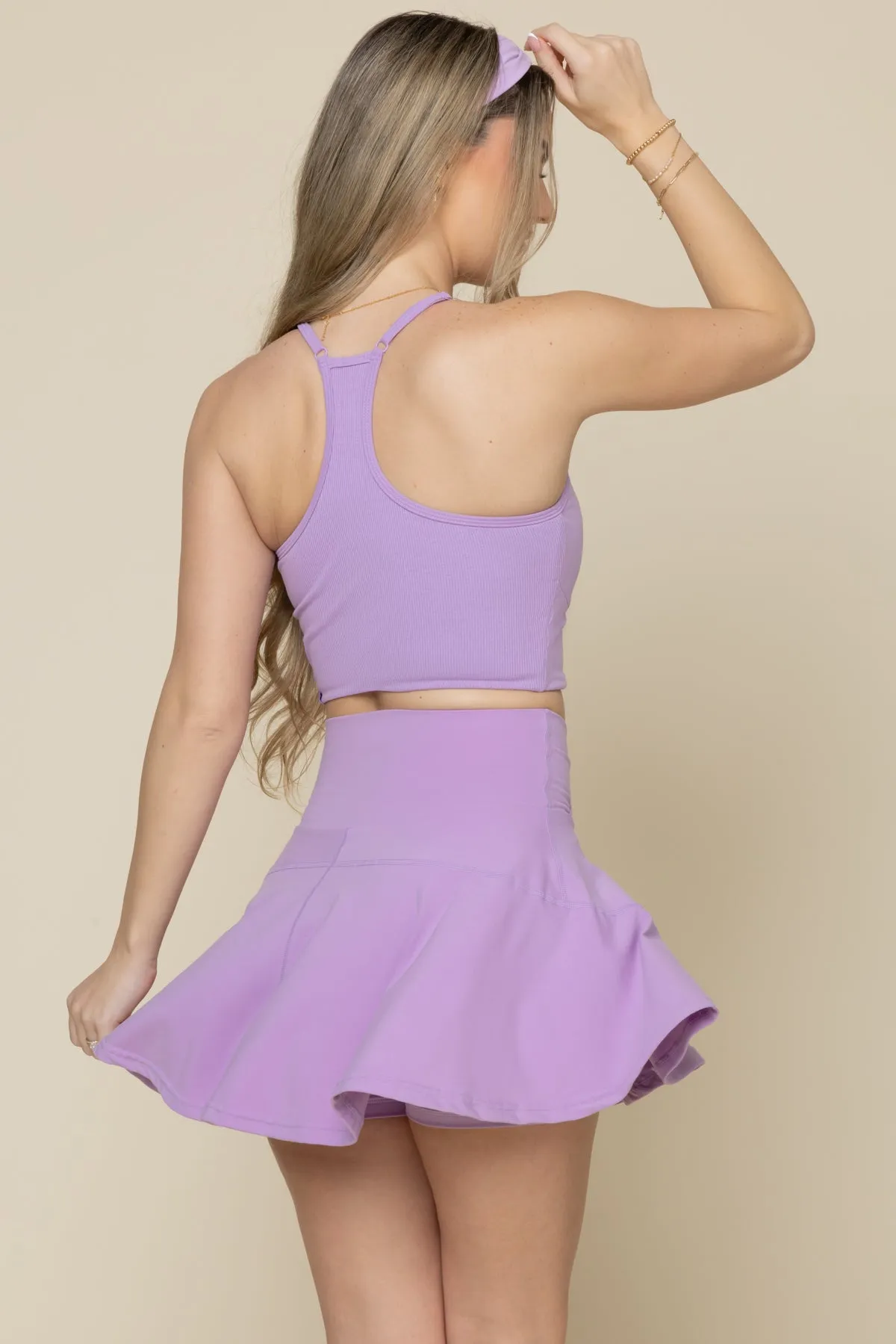 Plié Corset Crop Bralette - Mystic Purple sold by POPFLEX product image thumbnail 3