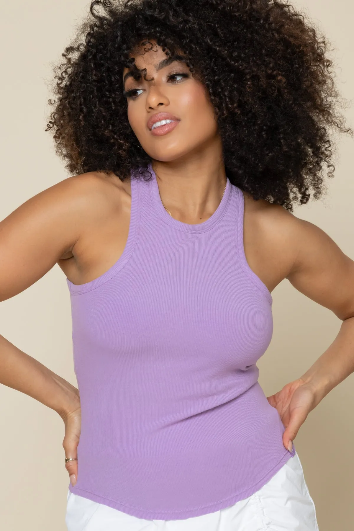 Not Your Typical Tank (Built-in Bra) - Mystic Purple sold by POPFLEX product image thumbnail 3