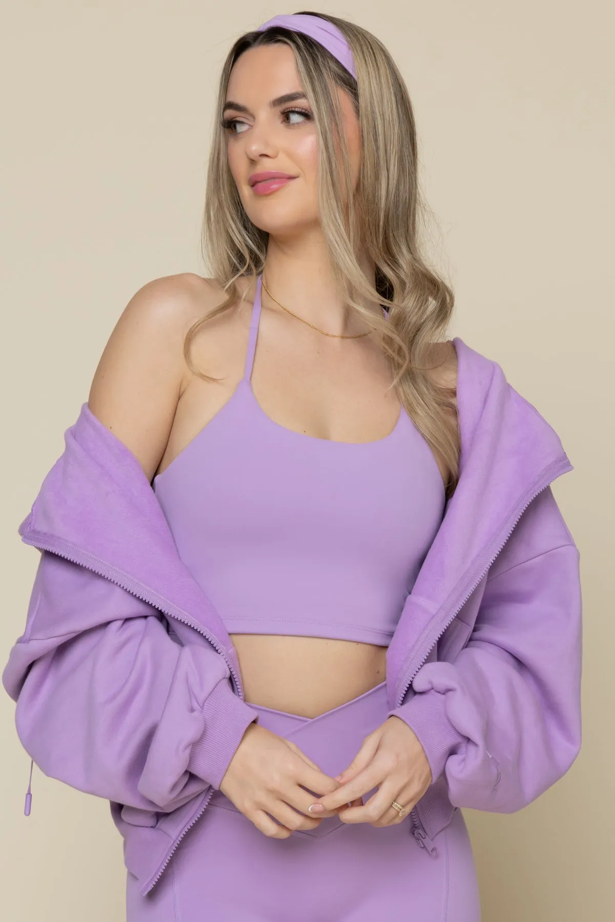Zip Cloud Hoodie - Mystic Purple sold by POPFLEX product image thumbnail 2