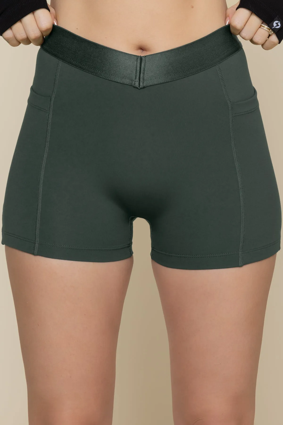 Contour Booty Short - Deep Forest sold by POPFLEX