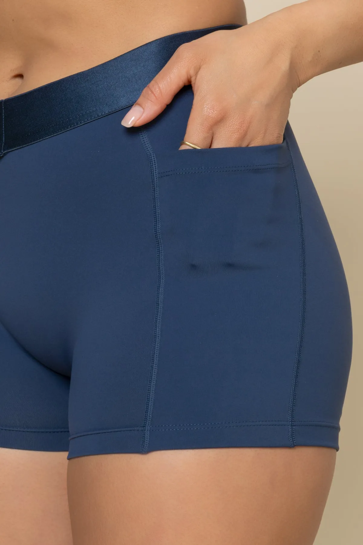 Contour Booty Short - Navy sold by POPFLEX product image thumbnail 5
