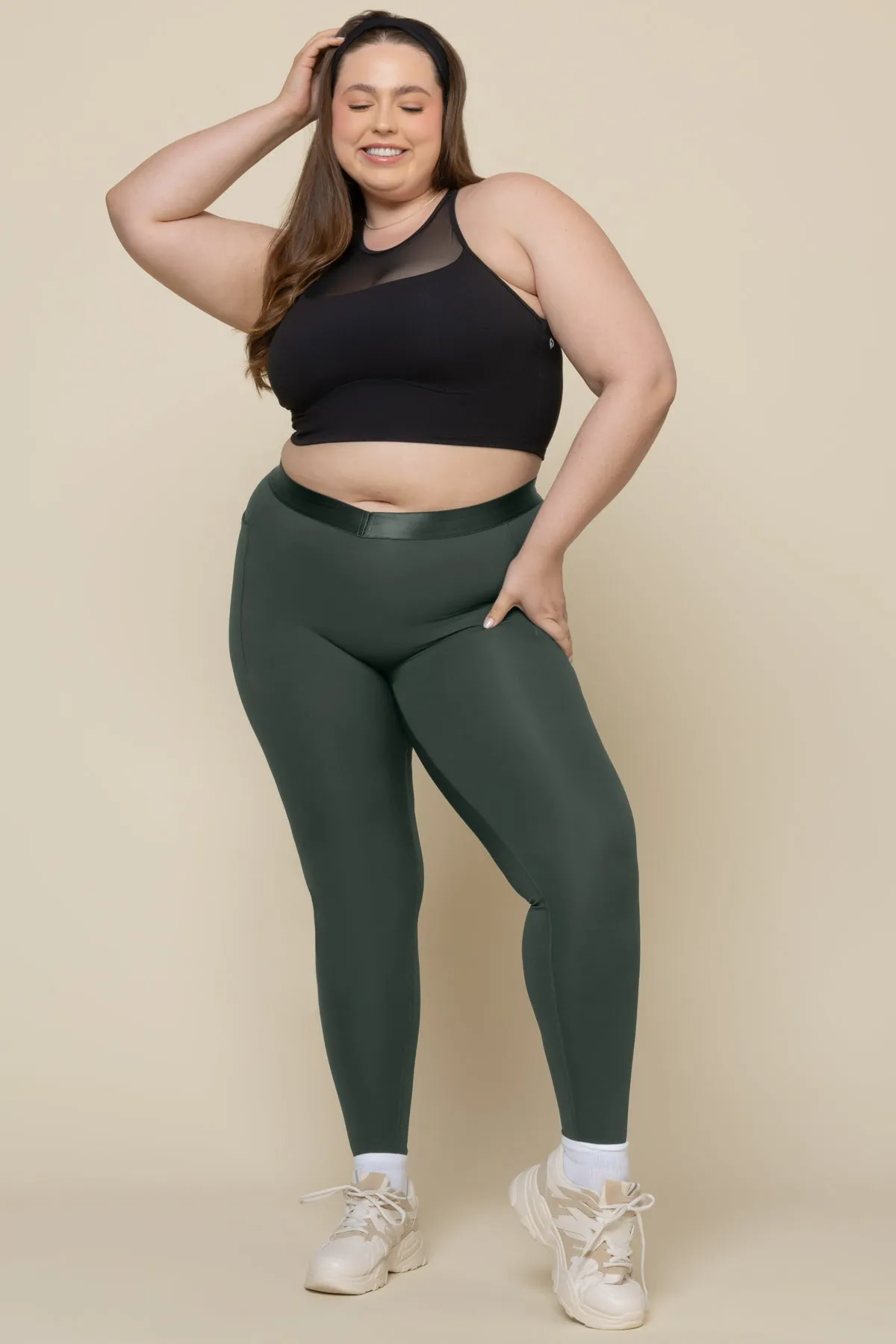 Contour Legging - Deep Forest sold by POPFLEX product image thumbnail 4