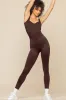 Be Flexible Seamless Onesie - French Roast sold by POPFLEX