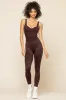 Be Flexible Seamless Onesie - French Roast sold by POPFLEX