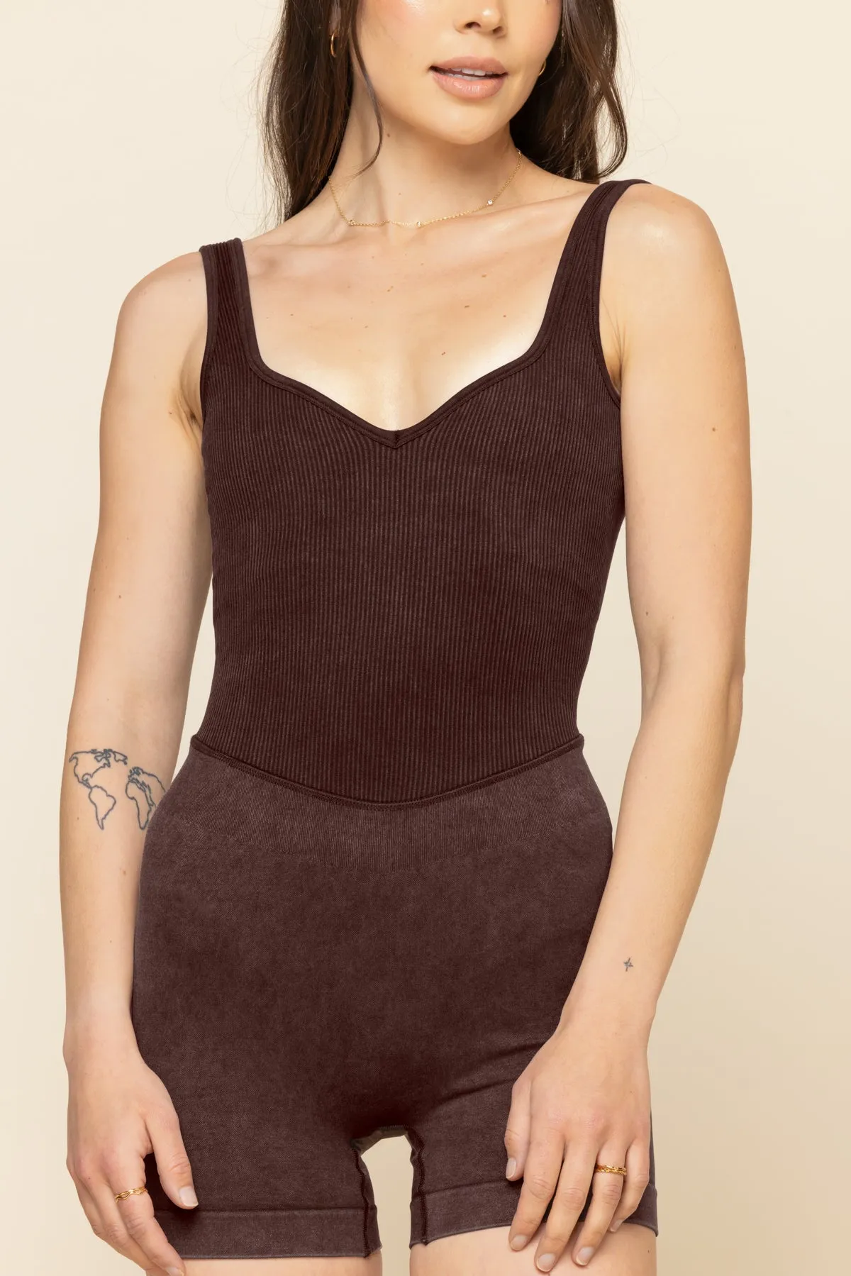 Hey Shorty Seamless Shortsie - French Roast sold by POPFLEX