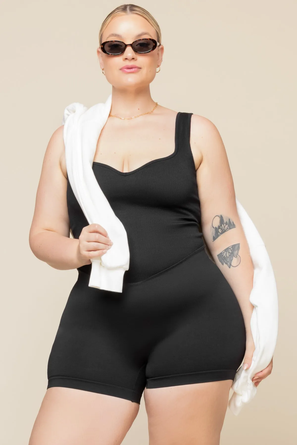 Hey Shorty Seamless Shortsie - Black sold by POPFLEX product image thumbnail 3