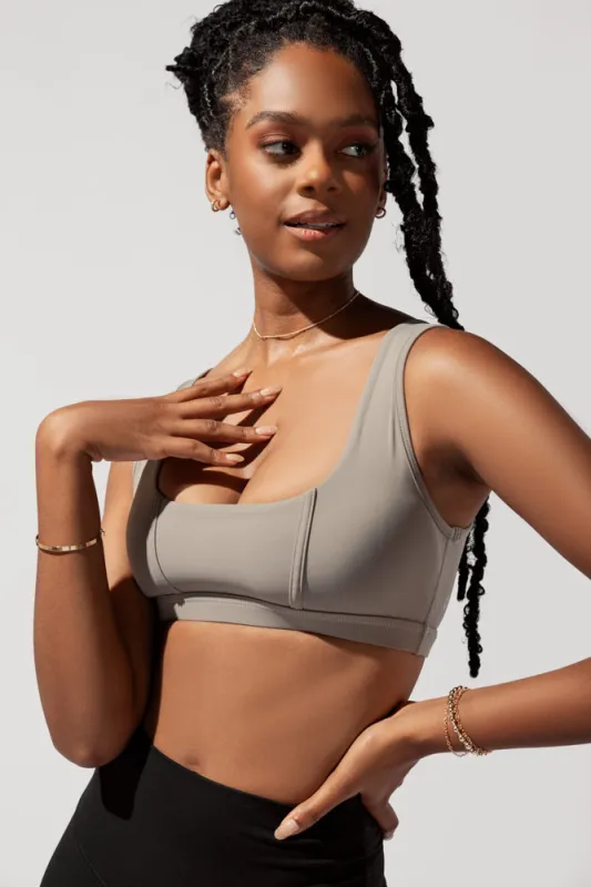 Corset Bra - Cool Grey sold by POPFLEX