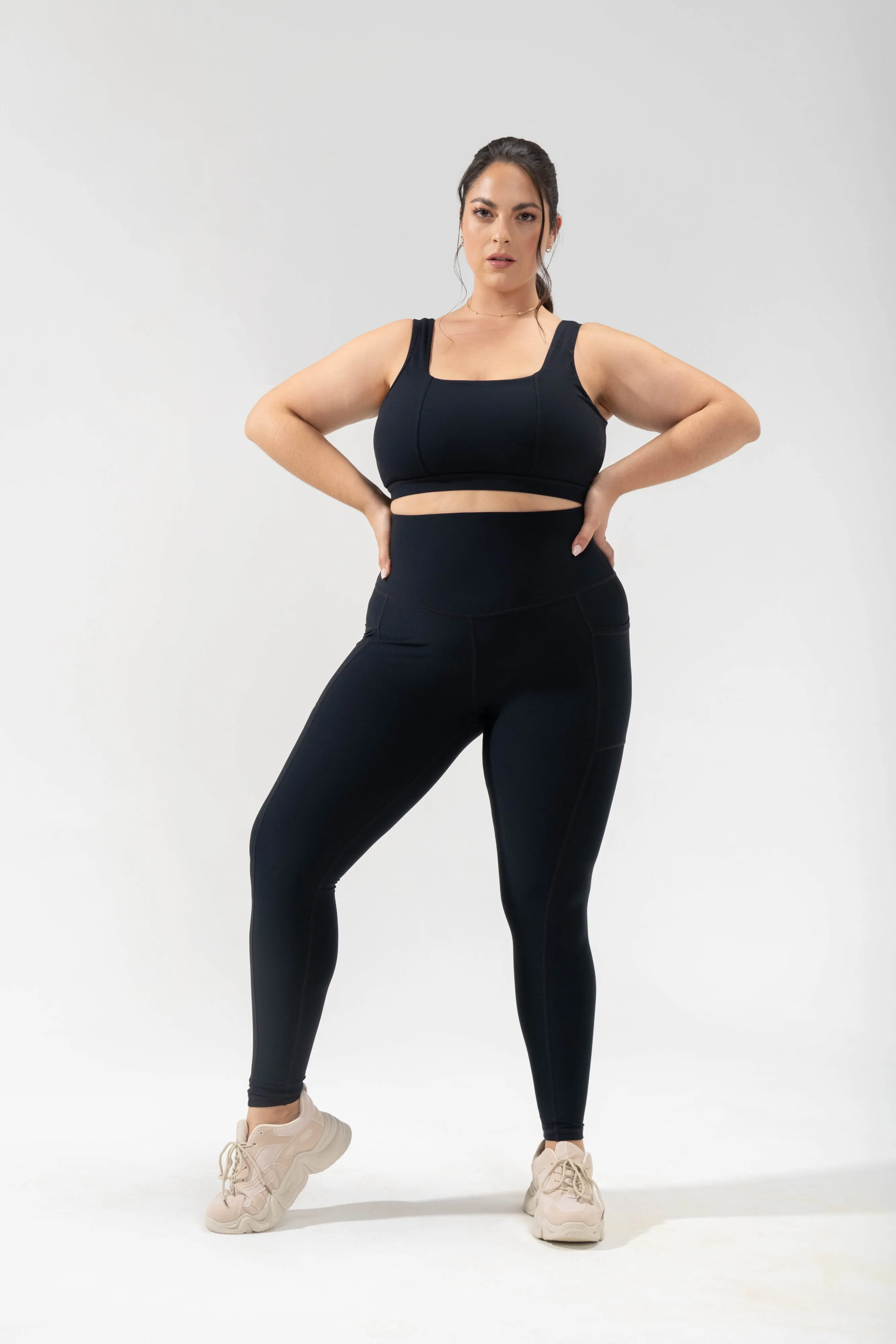 Timeless Leggings with Pockets - Black sold by POPFLEX product image thumbnail 4