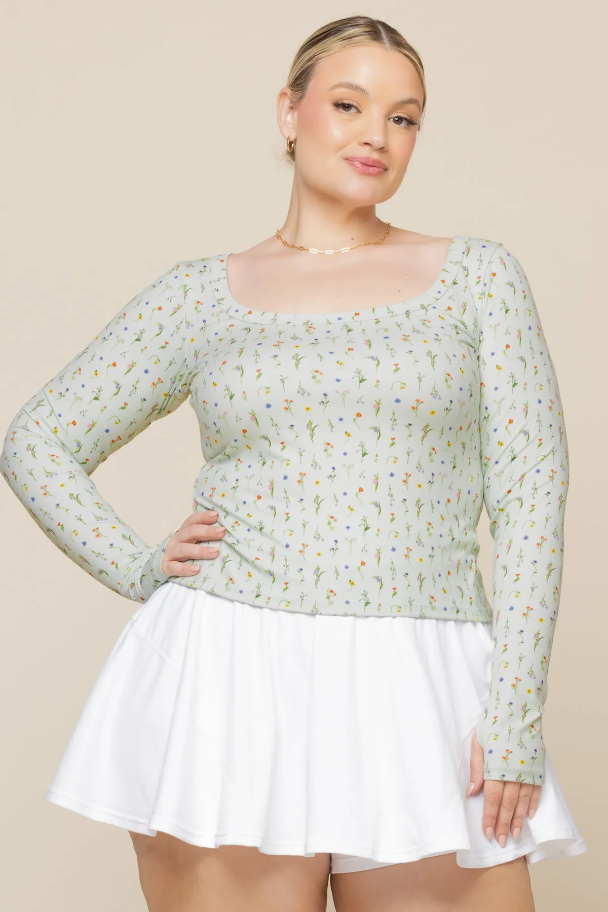 Your Favorite Reversible Long Sleeve Top - Meadow sold by POPFLEX product image thumbnail 3