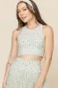 Sweat Sesh Crop Top - Meadow sold by POPFLEX