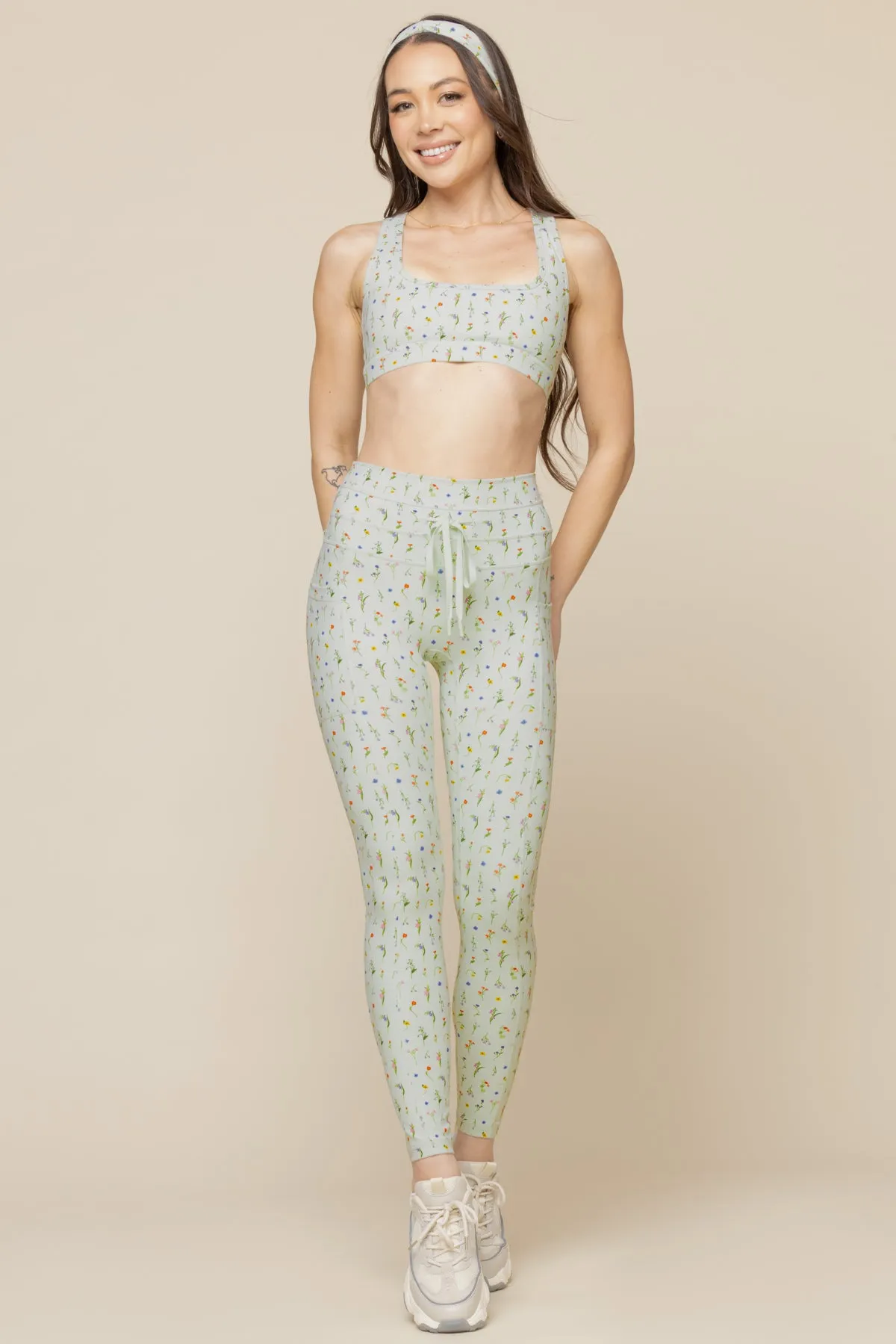 Cargo Legging with Pockets - Meadow sold by POPFLEX