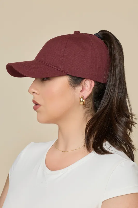 Game Day High Ponytail Cap sold by POPFLEX