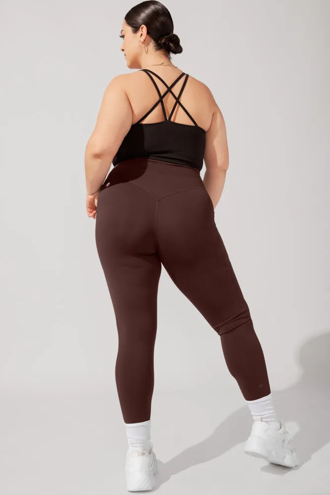 Cargo Leggings with Pockets (Pet Hair Resistant) - French Roast sold by POPFLEX product image thumbnail 4