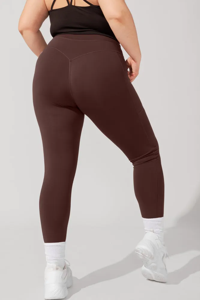 Cargo Leggings with Pockets (Pet Hair Resistant) - French Roast sold by POPFLEX product image thumbnail 5