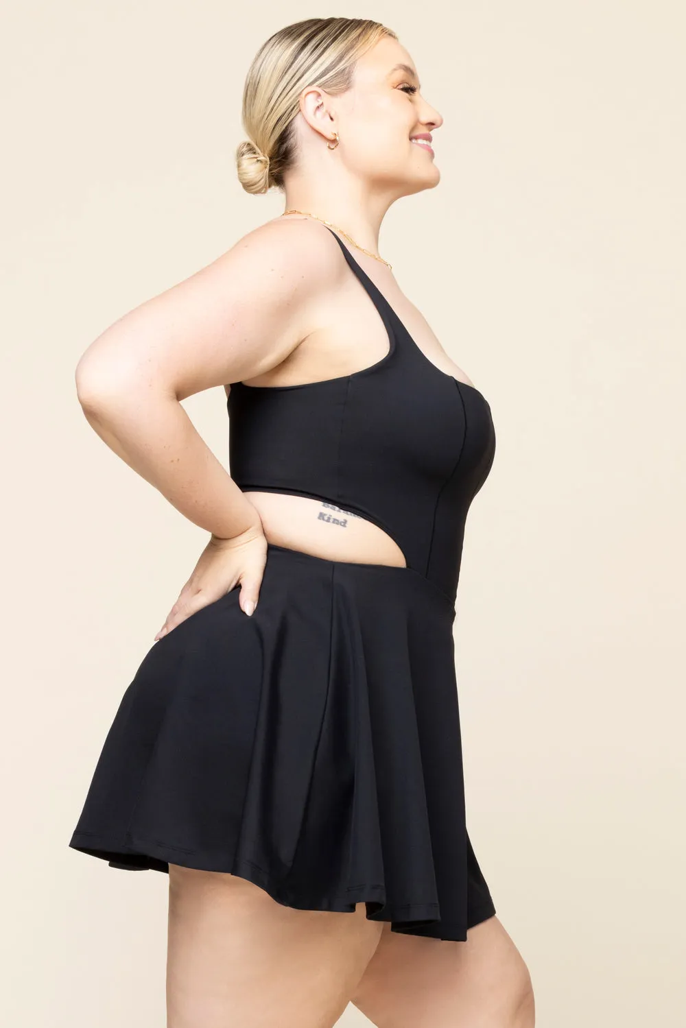 Cut It Out Dress - Black sold by POPFLEX product image thumbnail 4