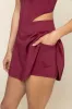 Cut It Out Dress - Crimson sold by POPFLEX