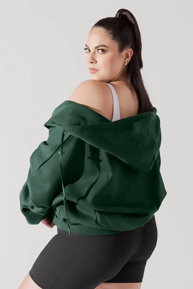 Zip Cloud Hoodie - Game Time Green sold by POPFLEX product image thumbnail 5