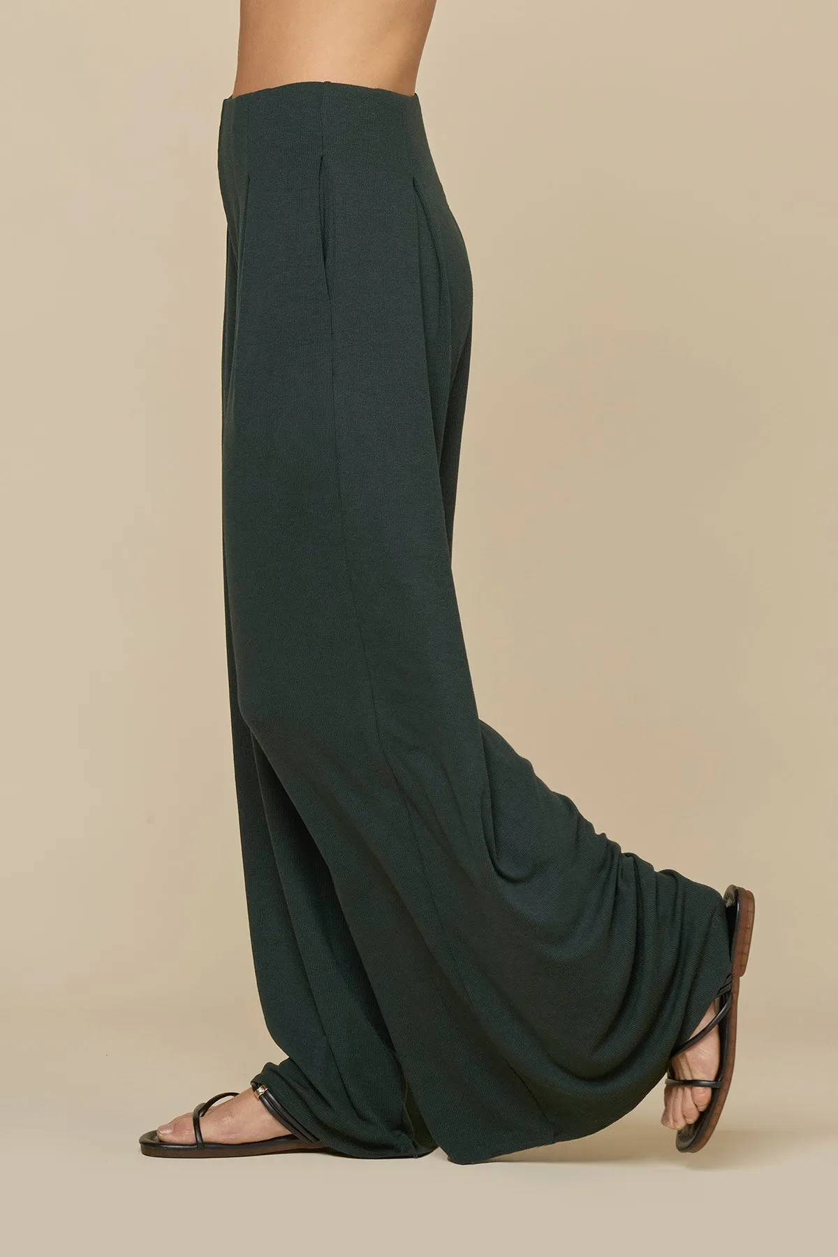 Go with the Flow Wide Leg Pant - Deep Forest sold by POPFLEX product image thumbnail 4