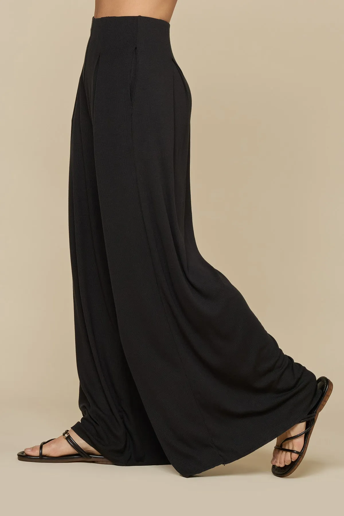 Go with the Flow Wide Leg Pant - Black sold by POPFLEX product image thumbnail 4