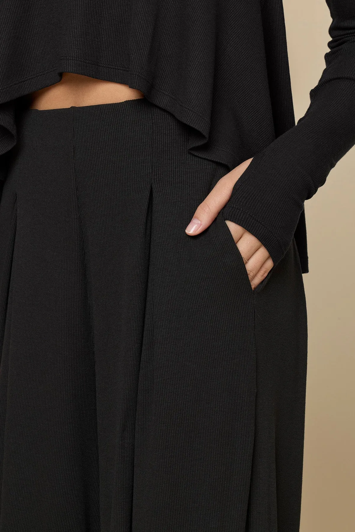 Go with the Flow Wide Leg Pant - Black sold by POPFLEX product image thumbnail 3