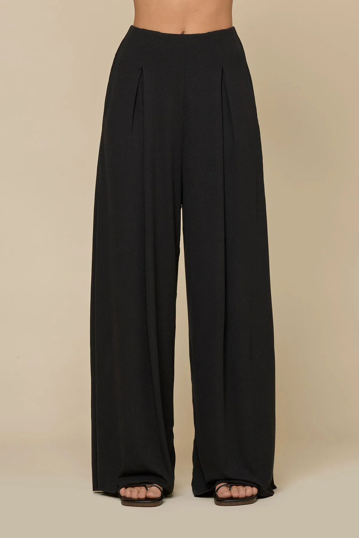Go with the Flow Wide Leg Pant - Black sold by POPFLEX product image thumbnail 2