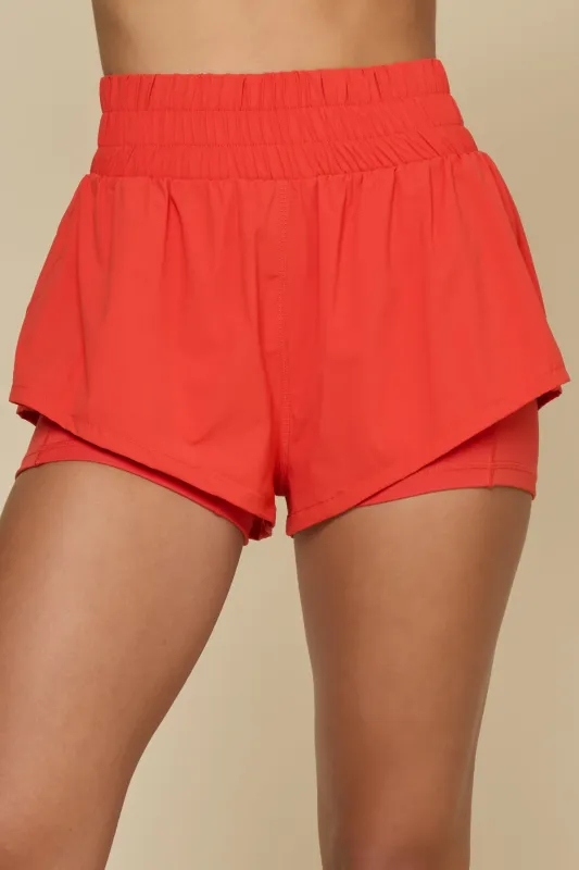 High Waisted Supershort™ - Cayenne sold by POPFLEX