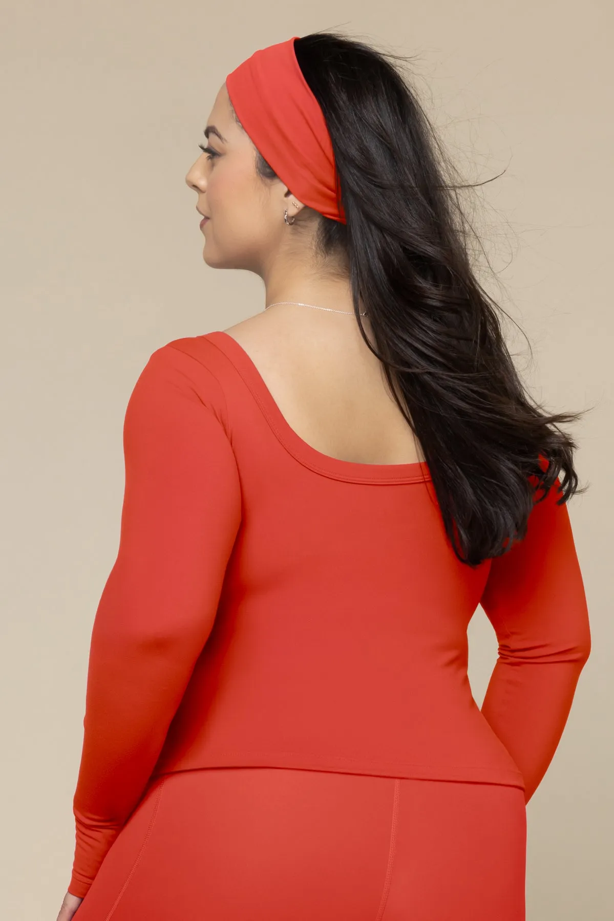 Your Favorite Reversible Long Sleeve Top - Cayenne sold by POPFLEX product image thumbnail 2