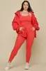 Zip Cloud Hoodie - Cayenne sold by POPFLEX