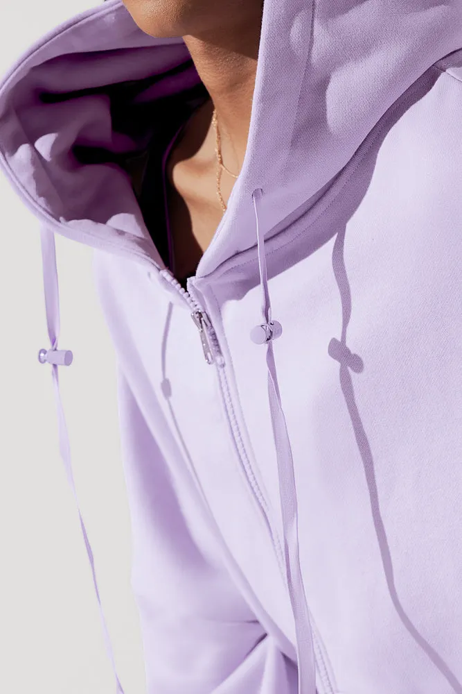 Cloud Zip Hoodie - Digital Lavender sold by POPFLEX product image thumbnail 4