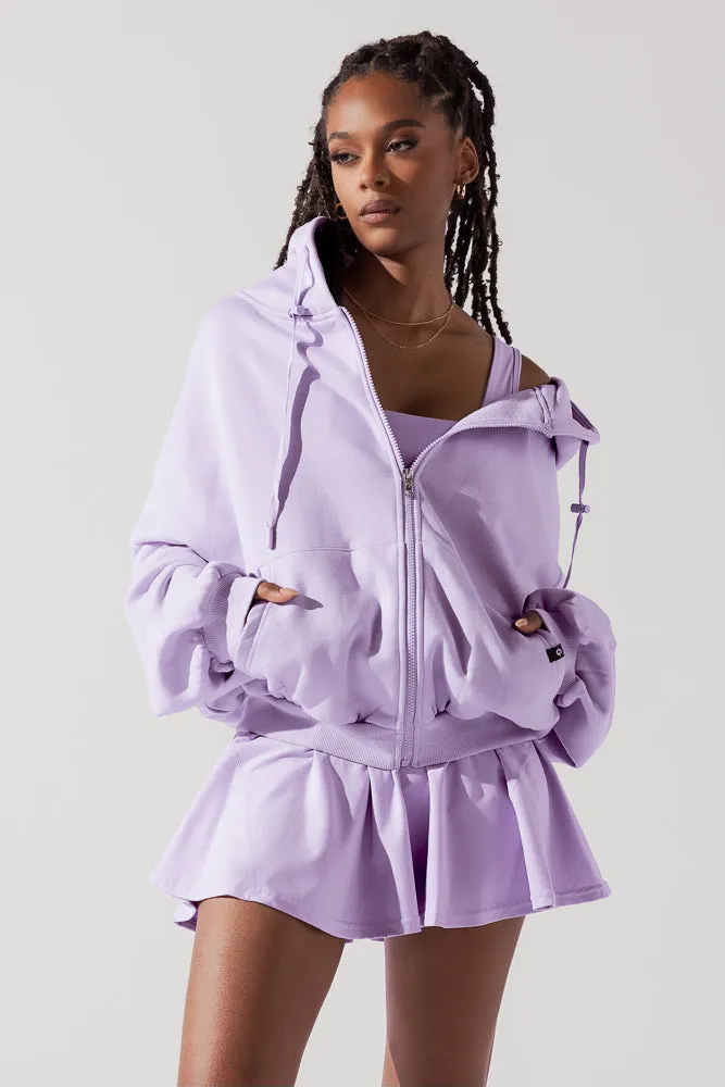 Cloud Zip Hoodie - Digital Lavender sold by POPFLEX