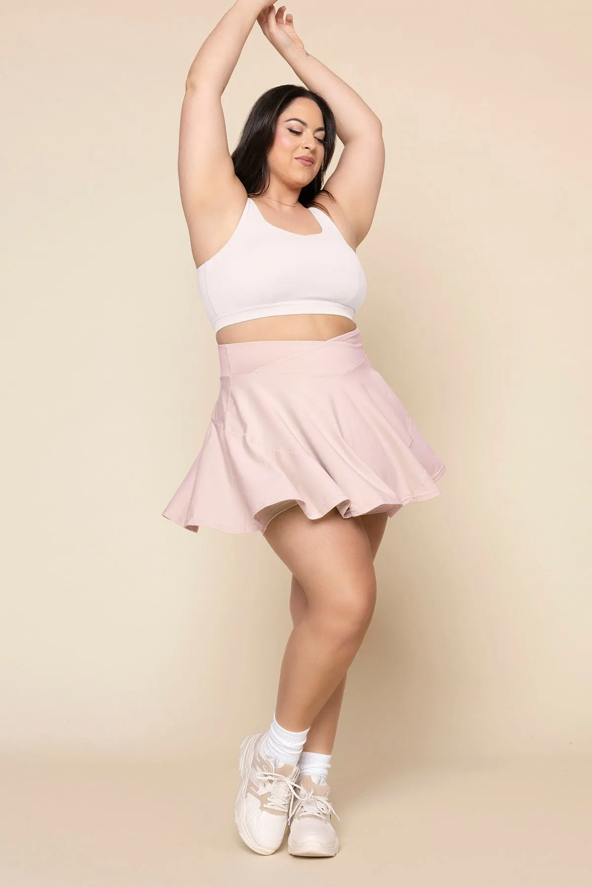 Crisscross Hourglass® Twirl Skort - Petal Pink sold by POPFLEX product image thumbnail 2