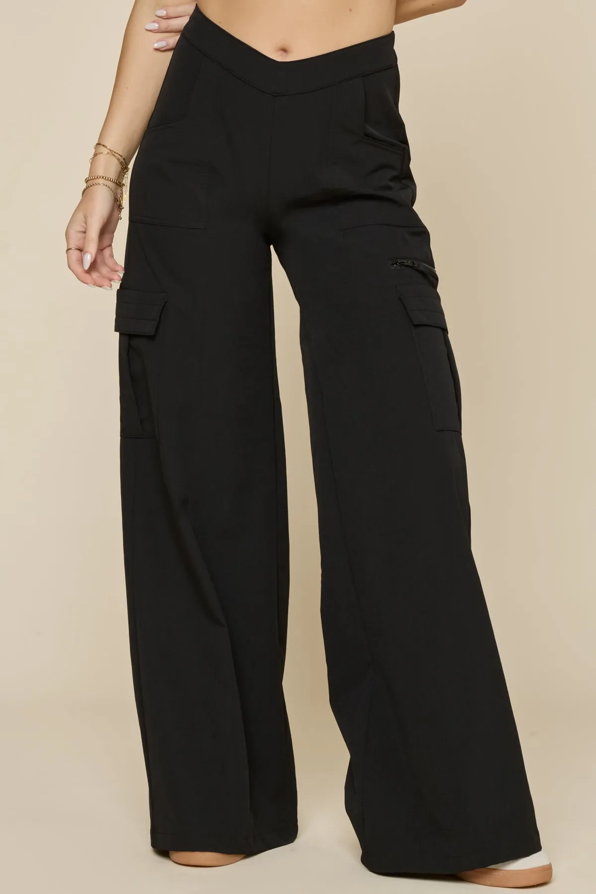 Y2K Cargo Pant - Black sold by POPFLEX product image thumbnail 4