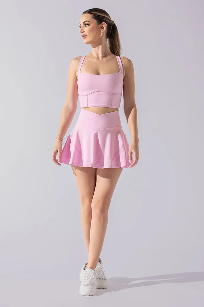 Daphne Corset Crop Top - Bubblegum sold by POPFLEX product image thumbnail 3