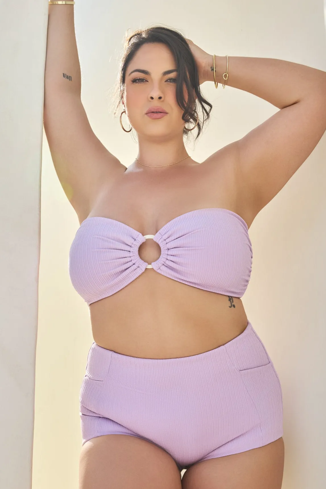 Beach Day Bandeau - Lilac sold by POPFLEX