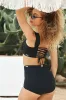 Sand Dollar Surf Shorts With Pockets - Black sold by POPFLEX