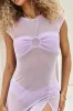 Mermaid Mesh Coverup Dress - Lilac sold by POPFLEX