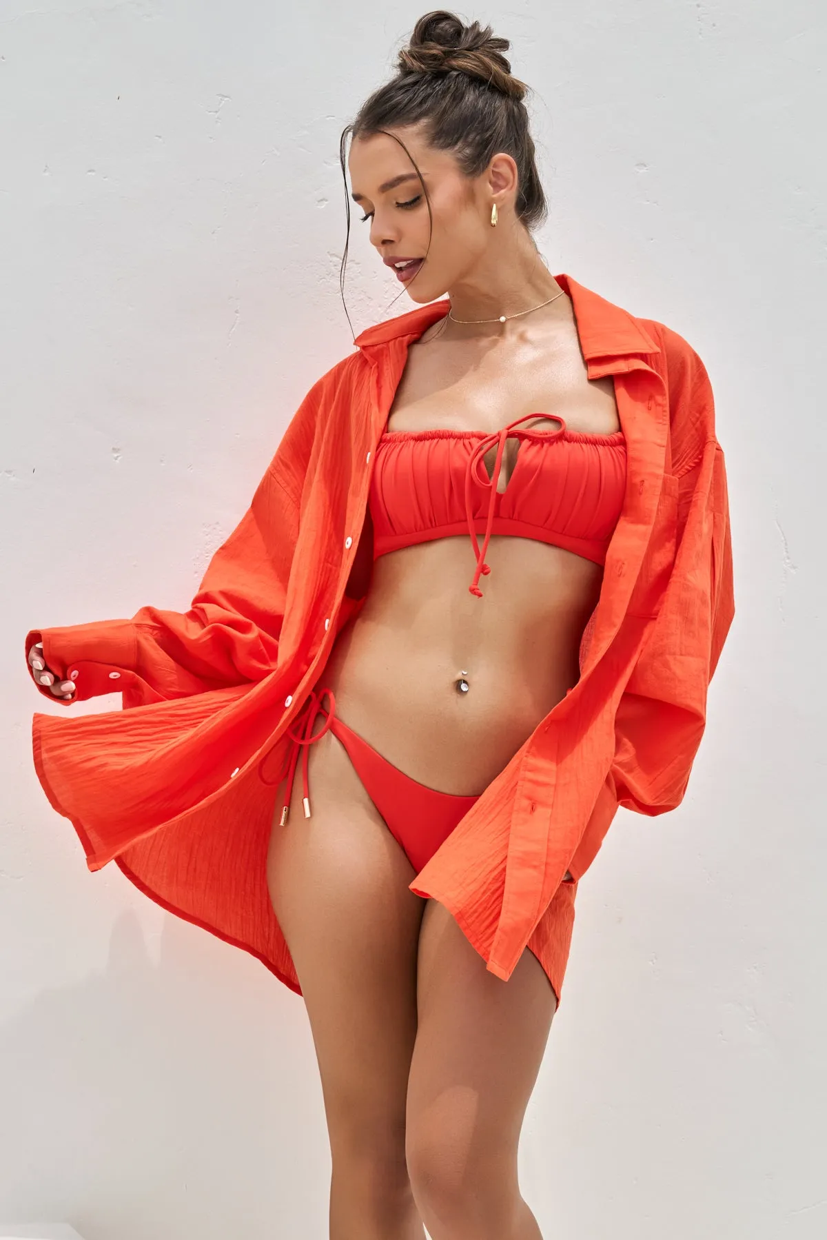 I Need a Vacation Shirt Dress - Poppy sold by POPFLEX product image thumbnail 4