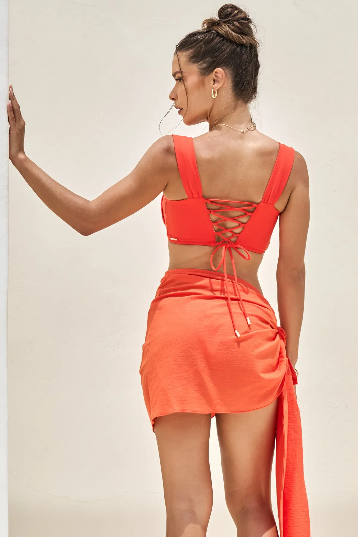 Minimoon Short Sarong - Poppy sold by POPFLEX product image thumbnail 5