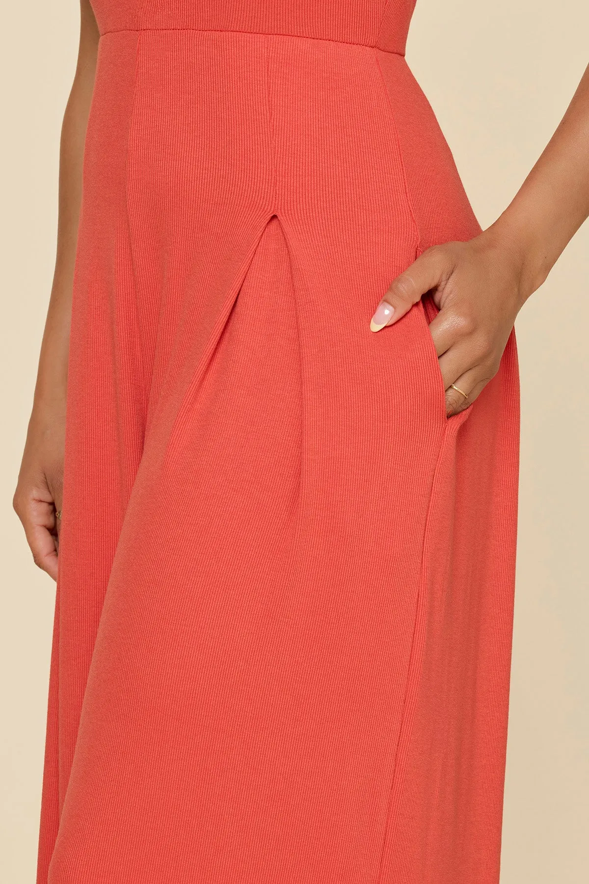 Halter Go with the Flow Jumpsuit - Cayenne sold by POPFLEX product image thumbnail 5