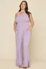 Halter Go with the Flow Jumpsuit - Lavender Haze sold by POPFLEX