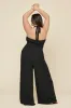 Halter Go with the Flow Jumpsuit - Black sold by POPFLEX