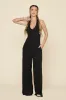 Halter Go with the Flow Jumpsuit - Black sold by POPFLEX