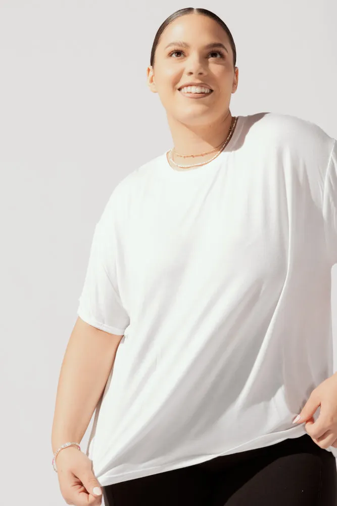 Perfect Boyfriend Tee - White sold by POPFLEX product image thumbnail 4