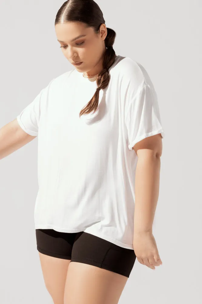 Perfect Boyfriend Tee - White sold by POPFLEX product image thumbnail 5