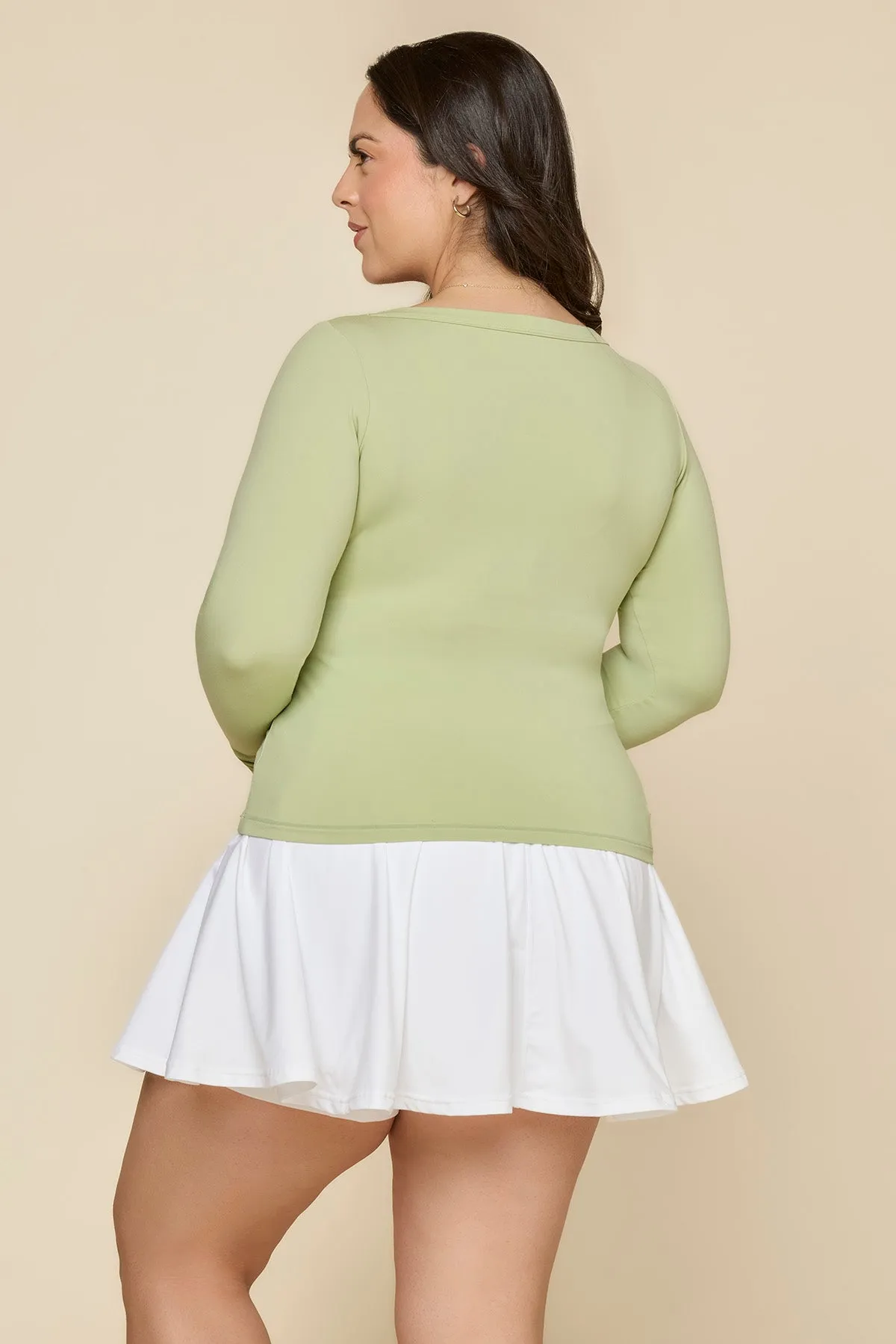 Your Favorite Reversible Long Sleeve Top - Pistachio sold by POPFLEX product image thumbnail 2