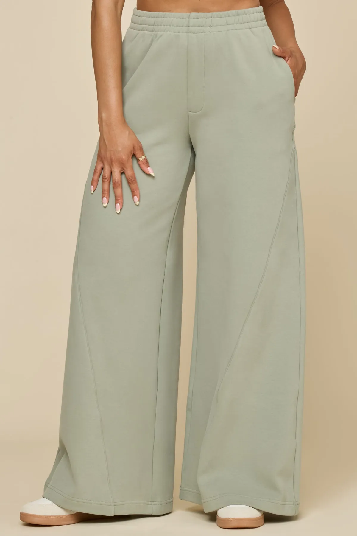 Superwide Sweatpant - Light Sage sold by POPFLEX product image thumbnail 2