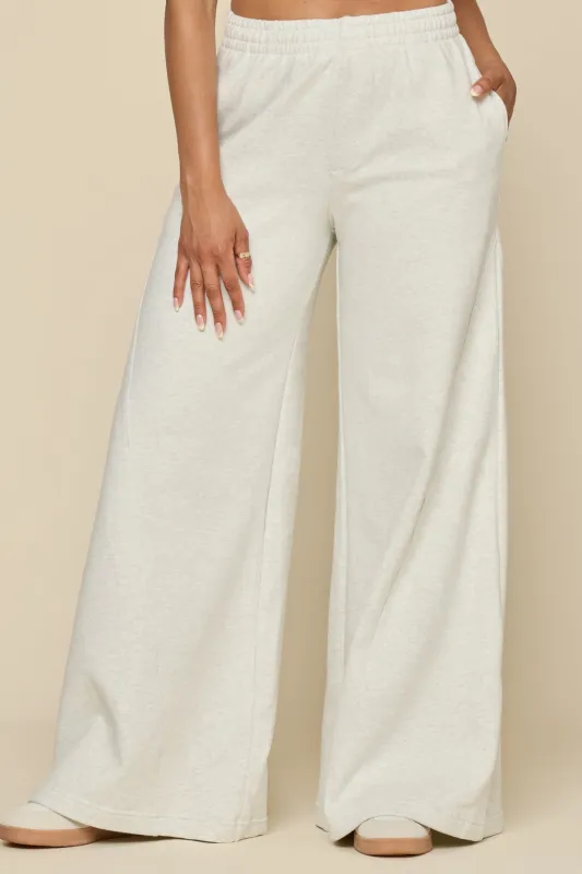 Superwide Sweatpant - Heather Grey sold by POPFLEX