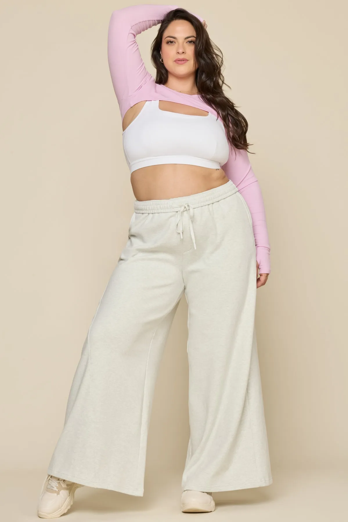 Superwide Sweatpant - Heather Grey sold by POPFLEX product image thumbnail 3
