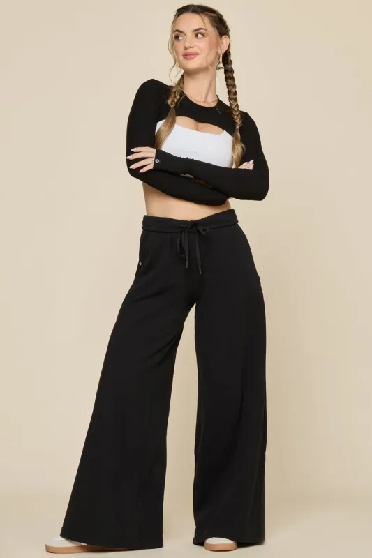 Superwide Sweatpant - Black sold by POPFLEX